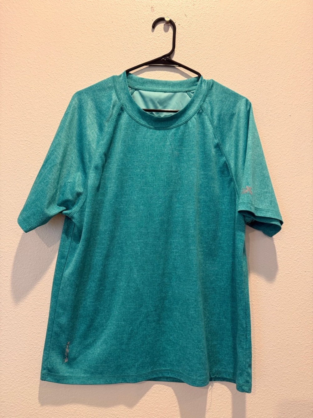 Xersion Teal Short-Sleeve Athletic Tee